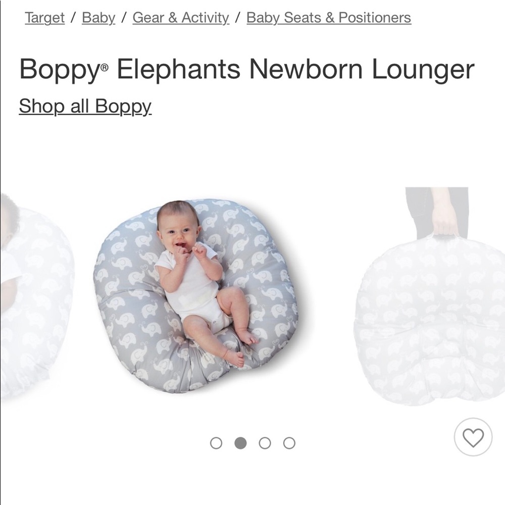 Boppy baby pillow